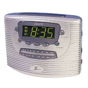  Zenith Z126S AM/FM Dual Alarm Clock Radio Electronics