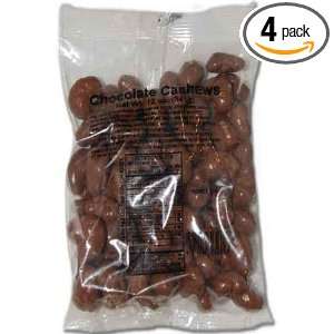 Trophy Nut Chocolate Covered Cashews, 12 Ounce Bags (Pack of 4 