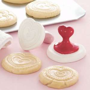   Tag   Heart Shaped Cookie Presses   Set of 2 #550581 