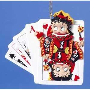  Betty Boop Ornament   Queen Of Hearts Style