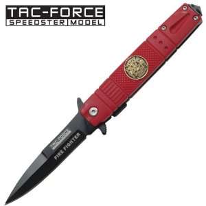  Mini Fire Department Tac Force Stiletto Style Action Blade 