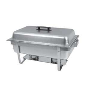 Chafer, Full Size, 8 Quart Capacity, Square, Stackable, Dome Cover 