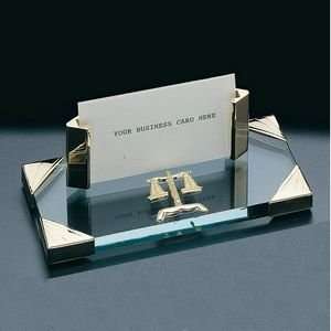  Luminous Glass Legal Business Card Holder