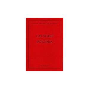  Elgar Falstaff/Polonia Vol 33 Complete Edition Score 