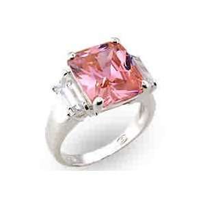   Pink Gem Ring the Exact Replica of the Jennifer Lopez Engagement Ring