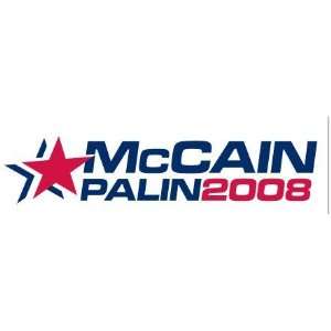  McCain Palin 2008 Bumper Sticker Automotive