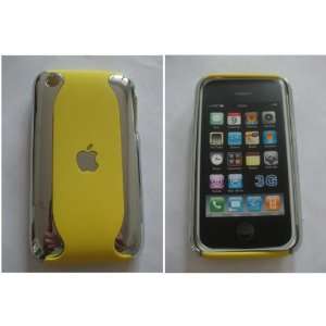 New Apple iPhone 3G / 3GS Chrome and Yellow Dual 2 Tone High Quality 