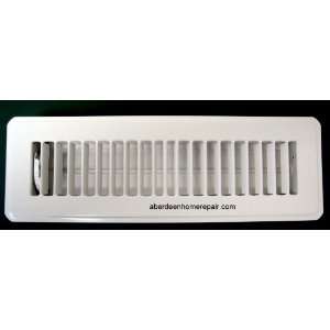  010711 white 2x10 metal register