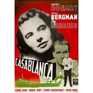  Casablanca   Movie Poster   27 x 40 Inch (69 x 102 cm 