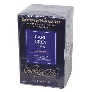 Taylors Earl Grey Tea Box 50 Bags  Grocery & Gourmet Food