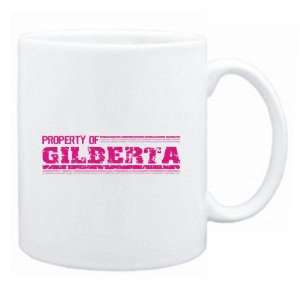  New  Property Of Gilberta Retro  Mug Name