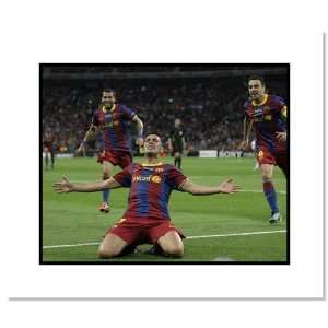 All About Autographs AAA 11674m David Villa FC Barcelona Soccer Double 