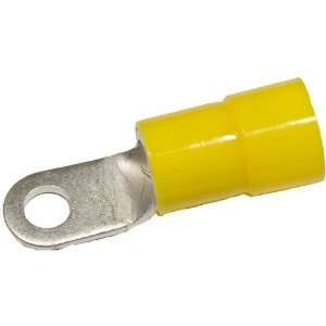 Morris Products 11412 Ring Terminal, Nylon Insulated, Yellow, 4 Wire 