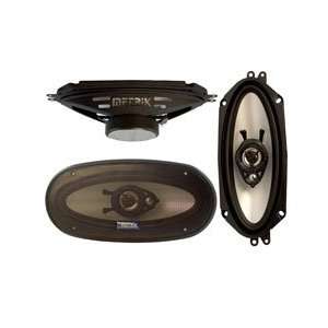  Metrik 4 x 10 inch 225 watt 3 way Car Speakers Automotive