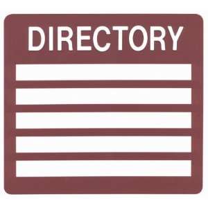  Medline Directional Signs   10 Slot Directory 18 1/2 x 12 