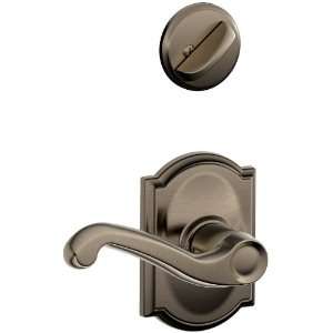   Pewter F Series Flair Right Handed Lever Entrance Exterior Trim Lever