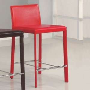  Wildon Home 100329RED / 100330RED Avondale Barstool in Red 
