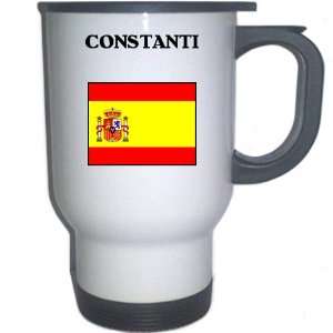 Spain (Espana)   CONSTANTI White Stainless Steel Mug 