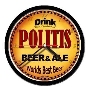  POLITIS beer and ale cerveza wall clock 