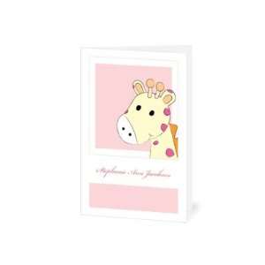  Thank You Cards   Baby Giraffe By Fine Moments Health 