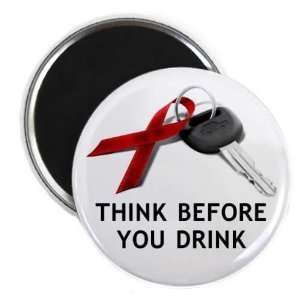   You Drink December Drunk Driving Prevention 2.25 Inch Fridge Magnet