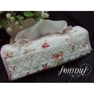   and vintage roses Quilted Tissue Box Cover 201202
