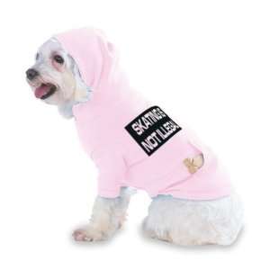 SKATING IS NOT ILLEGAL Hooded (Hoody) T Shirt with pocket for your Dog 