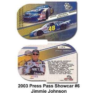  Press Pass Showcar 03 Jimmie Johnson Card Sports 