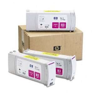  C5074A (HP 83) Ink, 1312 Page Yield, 3/Pack, Magenta 