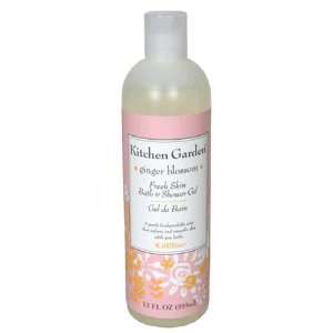 Kitchen Garden Bath & Shower Gel, Fresh Skin, Ginger Blossom, 12 