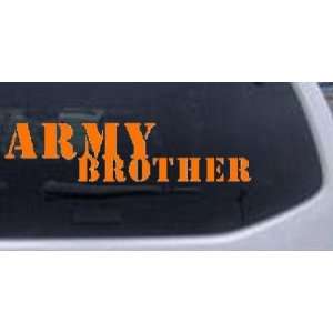 Orange 56in X 14.0in    Army Brother Military Car Window Wall Laptop 