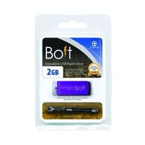   Bolt Usb Drive Purple 2Gb Bp Ultra Small Cap Less Design Electronics