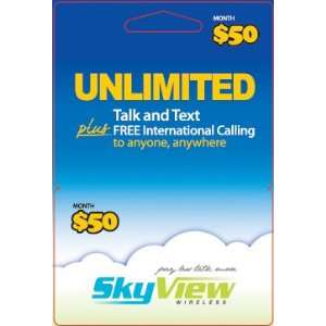  SKYVIEW WIRELESS MINUTES, REFILL, TOP UP, RECHARGE 