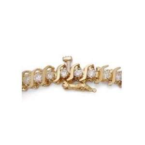    2.00ct Round Cut Diamond S Bracelet B 155 2 (12 pcs) Jewelry