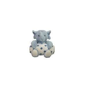  Beansprout Plush Blue Elephant with Blanket Baby