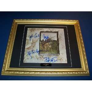  Led Zeppelin Autographed LP 