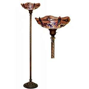  Dragonfly Torchiere Lamp