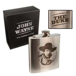  John Wayne 6 oz. Stainless Steel Flask *SALE* Kitchen 