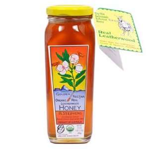 Organic Real Leatherwood Honey, 17.5 Oz  Grocery & Gourmet 