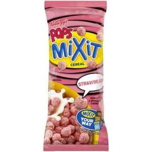 Kelloggs Pops MiXit Cereal   Strawberry   5 Oz. (Pack of 6)  