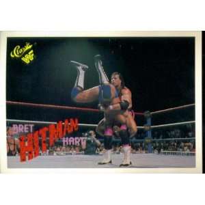  1990 Classic WWF Wrestling Card #45  Bret Hitman Hart 