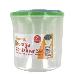  12 Packs of 4 Pack round storage container set with lids 