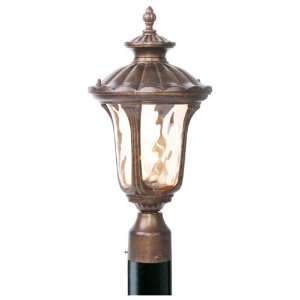   Oxford Outdoor Post Lantern   19H in. Moroccan Gold