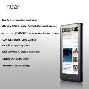  Cube K8gt Android 2.3 7 inch 8g 5 Point Capacitive Touch 