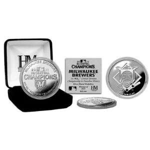   Brewers 2011 NL West Division Champs Silver Coin 