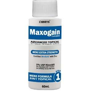  1 Month Mens Maxogain 3in1 Advanced Topical Dht 