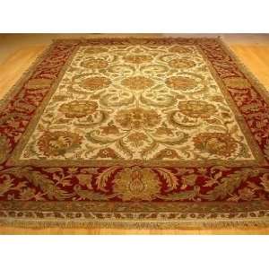    10x14 Hand Knotted Agra India Rug   101x143