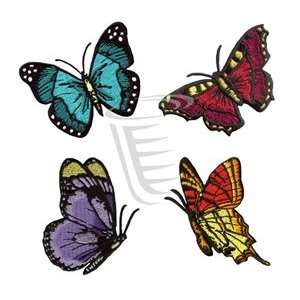  Tervis Tumblers Set of 4 16oz Butterfly Assortment Mugs 
