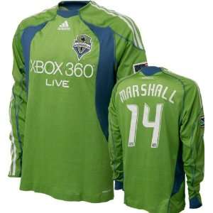    Seattle Sounders #14 Long Sleeve Home Jersey