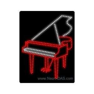  Pianos Outdoor LED Sign 31 x 24